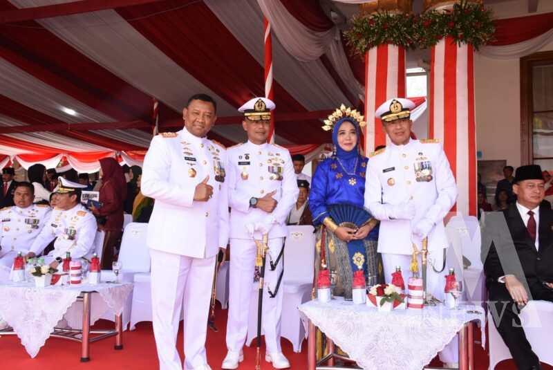 Wadan Kodiklatal Laksda TNI Eko Wahjono ikuti upacara HUT RI ke-79