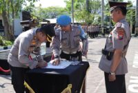 Kapolres Nganjuk AKBP Siswantoro pimpin sertijab