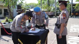 Kapolres Nganjuk AKBP Siswantoro pimpin sertijab