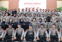 HUT Polwan RI ke-76 gelar donor darah