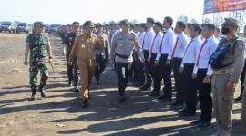 Kapolres Probolinggo AKBP Wisnu Wardana pimpin Apel Gelar Pasukan Operasi Mantap Praja Semeru 2024