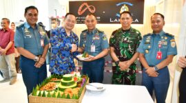 Dirdok Kodiklatal Laksma TNI Nouldy J. Tangkap hadiri peresmian Raho Club Cabang Lakesla