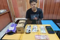 Polisi amankan tersangka pengedar Okerbaya beserta barang buktinya