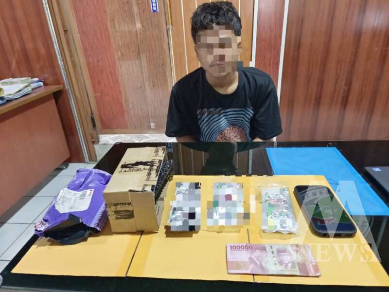 Polisi amankan tersangka pengedar Okerbaya beserta barang buktinya