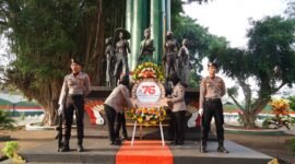 Polwan Polres Ponorogo gelar ziarah di TMP Wira Patria Paranti