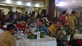 Irkodiklatal Brigjen TNI Marinir Ahmad Fajar hadiri malam lepas sambut Pangdam V/Brawijaya