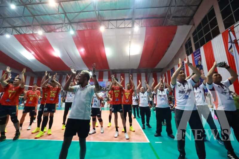 Tim putra Polda Jatim unggul dengan Skor 3-0 dari Polda Jateng