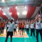 Tim putra Polda Jatim unggul dengan Skor 3-0 dari Polda Jateng