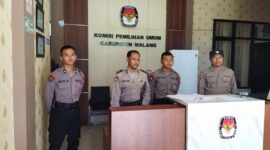 Polres Malang perketat pengamanan di kantor KPU dan Bawaslu
