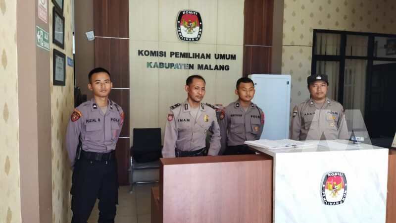 Polres Malang perketat pengamanan di kantor KPU dan Bawaslu