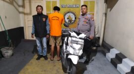 Tersangka diamankan Polisi beserta barang buktinya