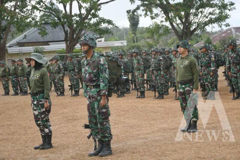 Lattek Berganda siswa Diktukpa TNI AL angkatan 54
