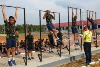 Siswa Dikmata TNI AL angkatan 44 laksanakan test kesamaptaan jasmani