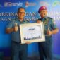 Irkodiklatal Brigjen TNI Marinir Ahmad Fajar Terima Penghargaan Mitra Strategis Kanwil DPJb Provinsi Jatim