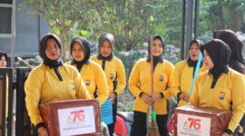 Polwan Polres Pamekasan Gelar Bakti Religi dan Baksos