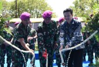 Dankodiklatal Letjen TNI Marinir Nur Alamsyah resmikan gedung balai pengobatan Kodikmar