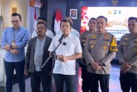 Ketua komisi A DPRD Jatim Adam Rusydi kunjungan ke Polresta Malang Kota