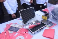 Polisi tangkap tersangka beserta barang buktinya