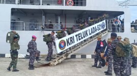Siswa Dikmata Angkatan XLIV Satdik-3 Ikut Glagaspur Tingkat III/L3 Satfib Koarmada III 2024