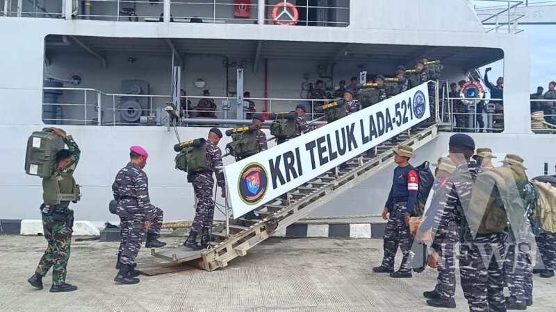 Siswa Dikmata Angkatan XLIV Satdik-3 Ikut Glagaspur Tingkat III/L3 Satfib Koarmada III 2024