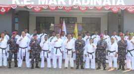 Dansatdik - 2 Kodiklatal Resmikan Dojo Karate HIU - 41 dan Kenaikan Sabuk Karate Siswa Dikmata 44