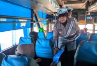 Polres Lumajang Patroli KRYD di Terminal Minak Koncar