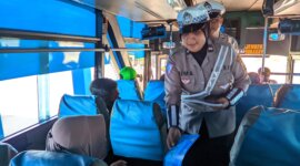 Polres Lumajang Patroli KRYD di Terminal Minak Koncar
