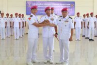 Dankodikmar Kodikalatal Brigjen TNI Marinir Samson Sitohang pimpin sertijab