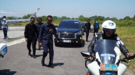 Siswa Pomal Kodiklatal lattek pengawalan VVIP