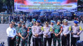 TNI Polri Gelar Apel Pasukan Gabungan