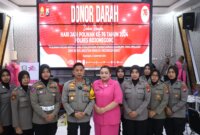 Polres Bojonegoro Gelar Donor Darah