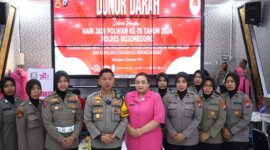 Polres Bojonegoro Gelar Donor Darah