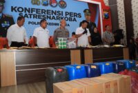 Satresnarkoba Polres Kediri Kota tangkap tersangka beserta barang buktinya