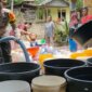 Polsek Tulakan beri bantuan air bersih