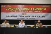 Polresta Banyuwangi Gelar Coaching Clinic