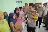 Kapolres Nganjuk AKBP Siswantoro saat Jum’at Curhat