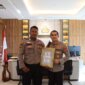Bripka Joko Hadi Aprianto terima penghargaan dari Kapolri