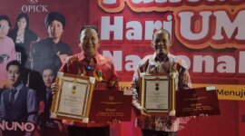 Ketua Koperasi Polres Jember Agus Setiyono Hari S, S.H., meraih penghargaan