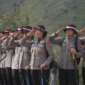 Polwan Polres Mojokerto lakukan pendakian di puncak gunung Pundak