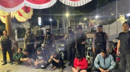 Tim Raimas Polres Tanjung Perak amankan 6 remaja balap liar