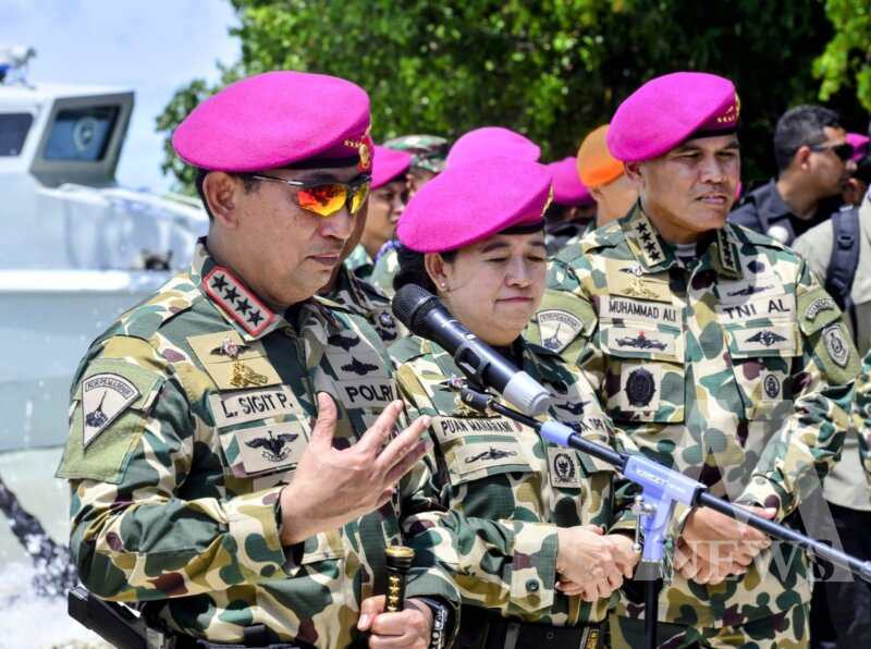 Kapolri Jenderal Listyo Sigit Prabowo hadiri HUT ke-79 TNI AL