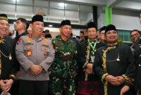 Kapolri Jenderal Listyo Sigit Prabowo dan Panglima TNI Agus Subiyanto di pembuka MTON ke XXX 2024