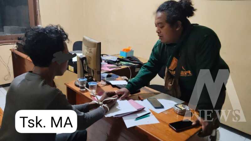 Polres Nganjuk tangkap pencuri pompa air beserta barang buktinya