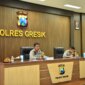 Kapolres Gresik AKBP Arief Kurniawan didampingi Wakapolres Gresik Kompol Danu Anindhita Kuncoro Putro