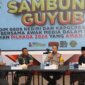 Kapolres Kediri Kota AKBP Bramastyo Priaji dan Dandim 0809 Kediri Letkol Inf Aris Setiawan gelar sambung guyub bersama media