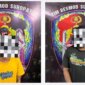 Tersangka diamankan Polisi beserta barang buktinya