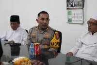 Kapolres Probolinggo Kota AKBP Oki Ahadian silaturahmi ke PCNU