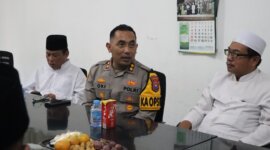 Kapolres Probolinggo Kota AKBP Oki Ahadian silaturahmi ke PCNU