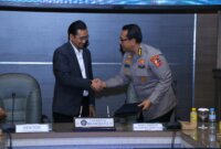 Kombespol Defrian Donimando bersama Rektor UB Prof. Widodo