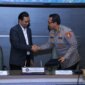 Kombespol Defrian Donimando bersama Rektor UB Prof. Widodo